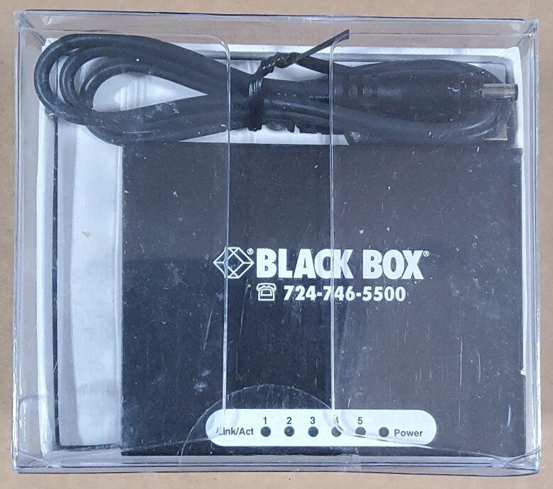 Black Box 5 Port 10/100 Ethernet Switch (USB Bus Powering)
