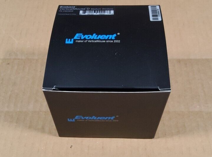 Evoluent Vertical D Right USB Wireless (Medium Dark Silver) Mouse VMDMW