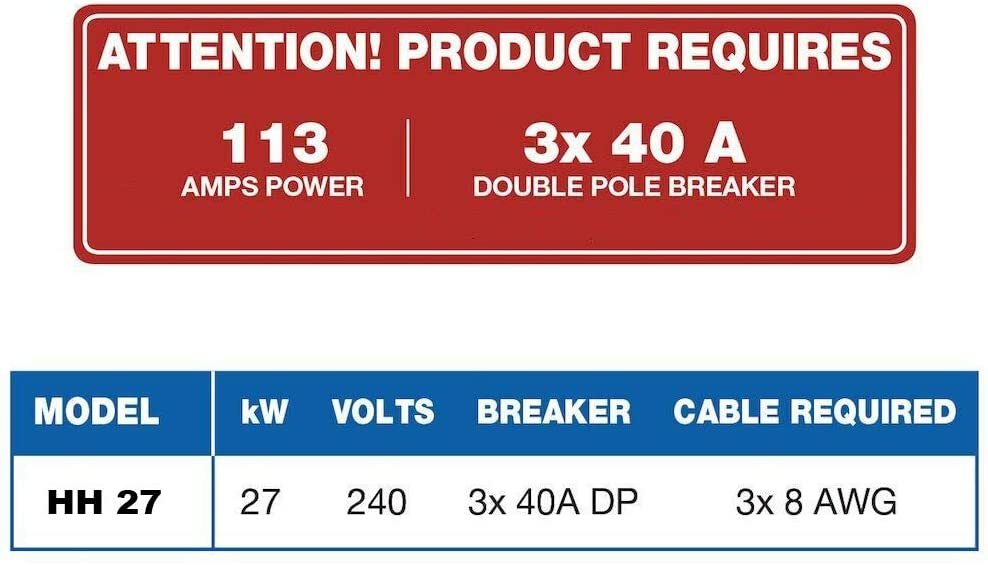 27Kw Electric Tankless Water Heater/ UL 499 Standard ETL APPROVED ECO-27KW 240V