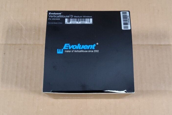 Evoluent Vertical D Right USB Wireless (Medium Dark Silver) Mouse VMDMW
