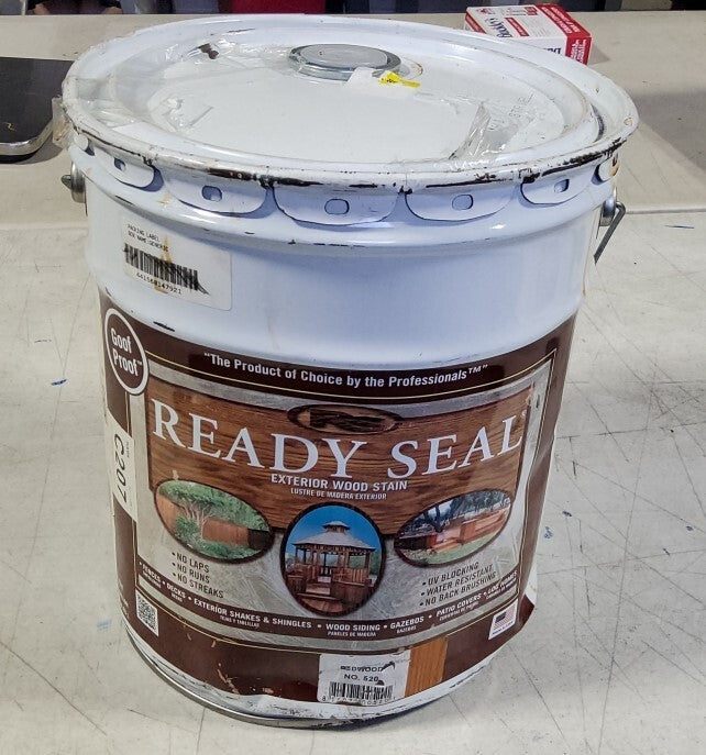 5 gal Ready Seal 520 Redwood Exterior Stain and Sealer For Wood