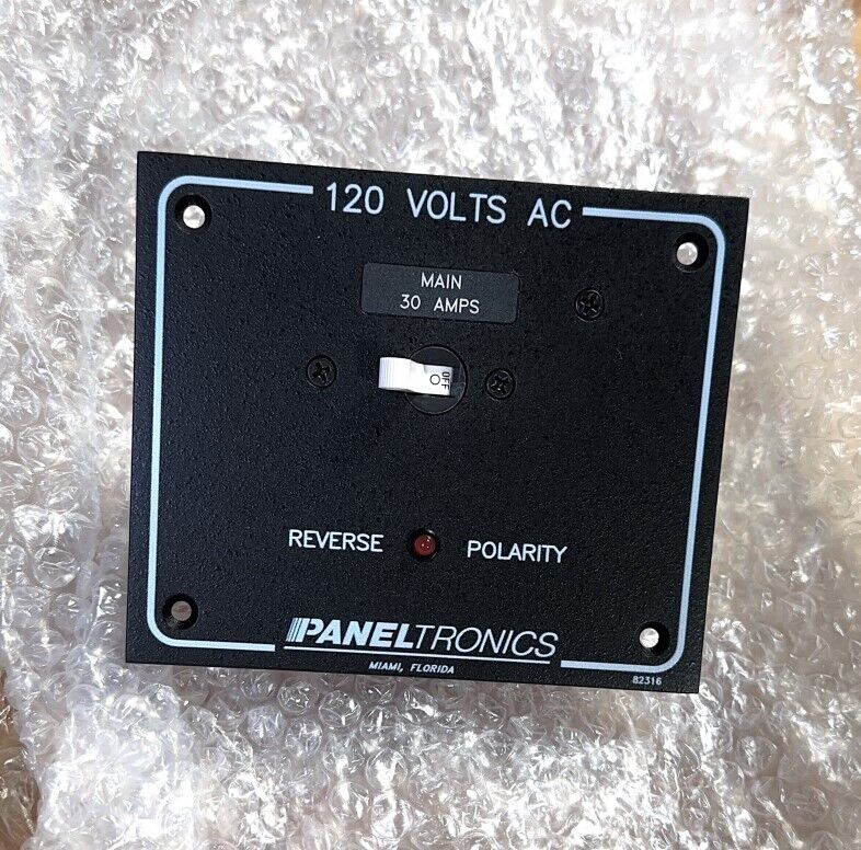 Paneltronics 9982316B Standard Panel AC Main Double Pole With 30Amp CB & Reverse