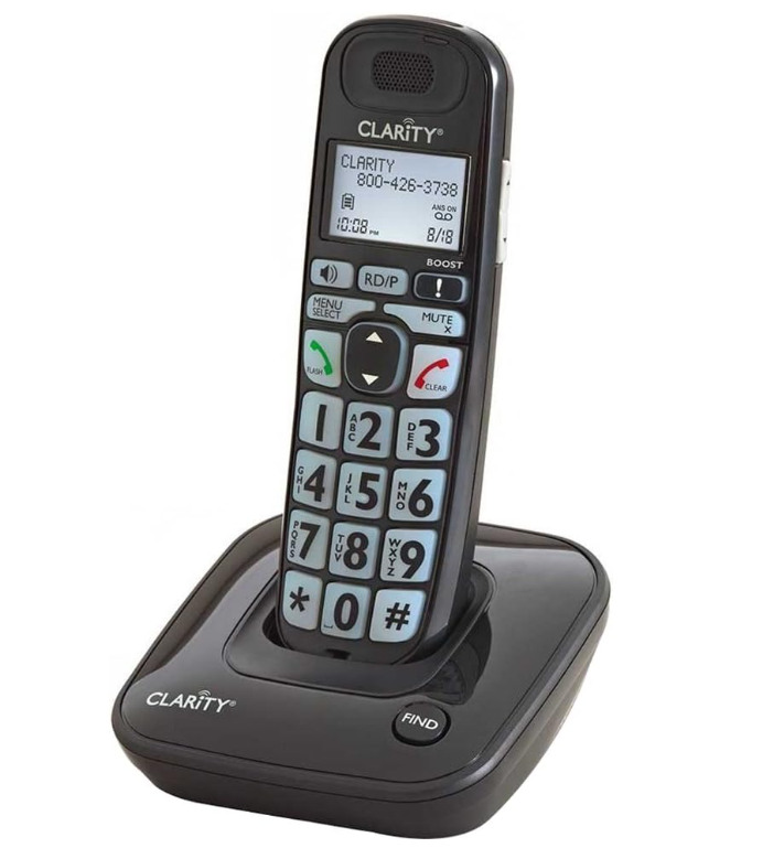 Clarity Dect 6.0 Amplified Low Vision Cordless Phone