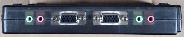 4 Port Black USB KVM Switch Kit with Cables and Audio