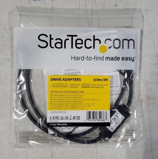 StarTech 3ft USB 3.0 to eSATA HDD / SSD / ODD Adapter Cable