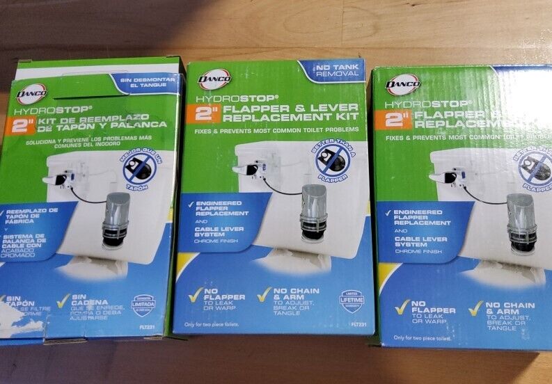 Danco Hydrostop 2 Inch Flapper and Handle Replacement Kit Flapperless