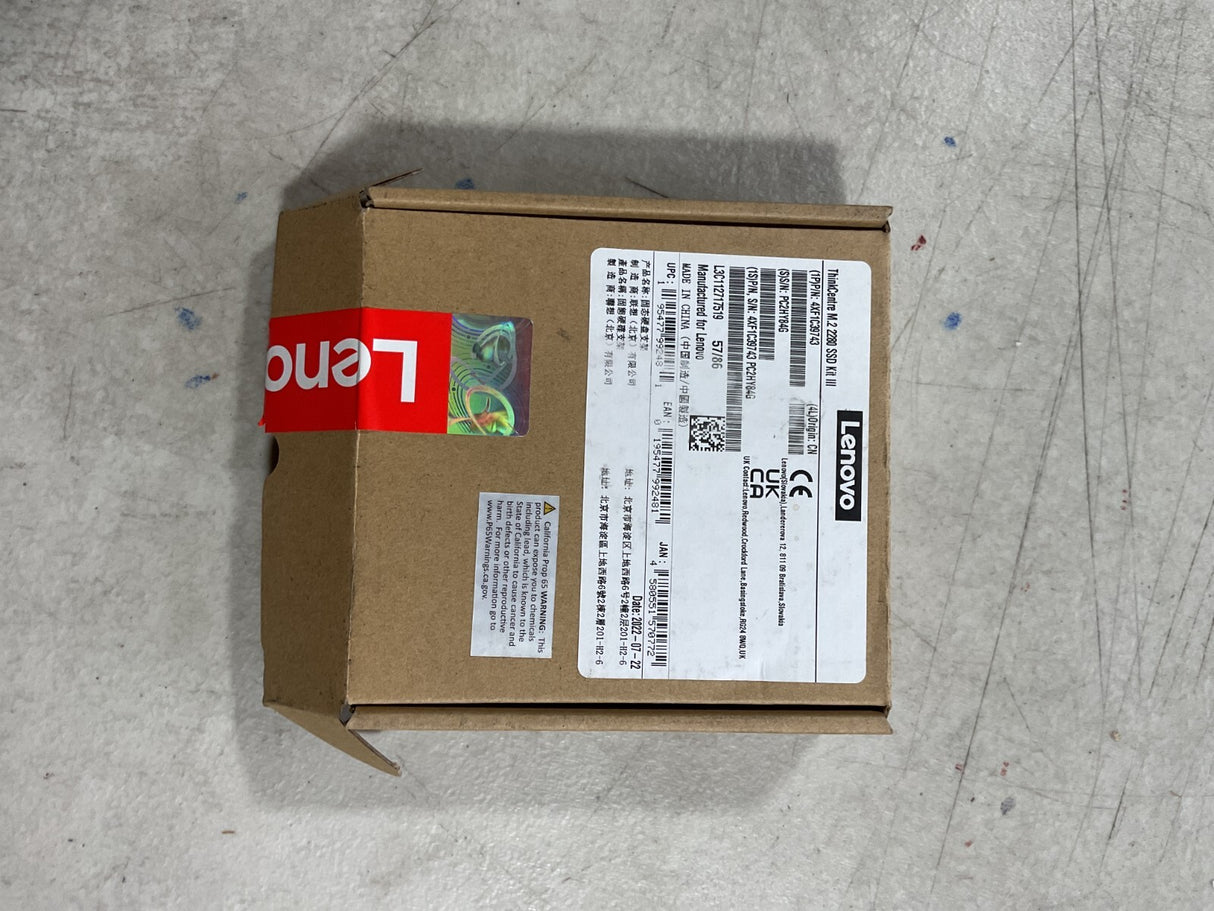 Lenovo THINKCENTRE M.2 2280 SSD KIT III 4XF1C39743
