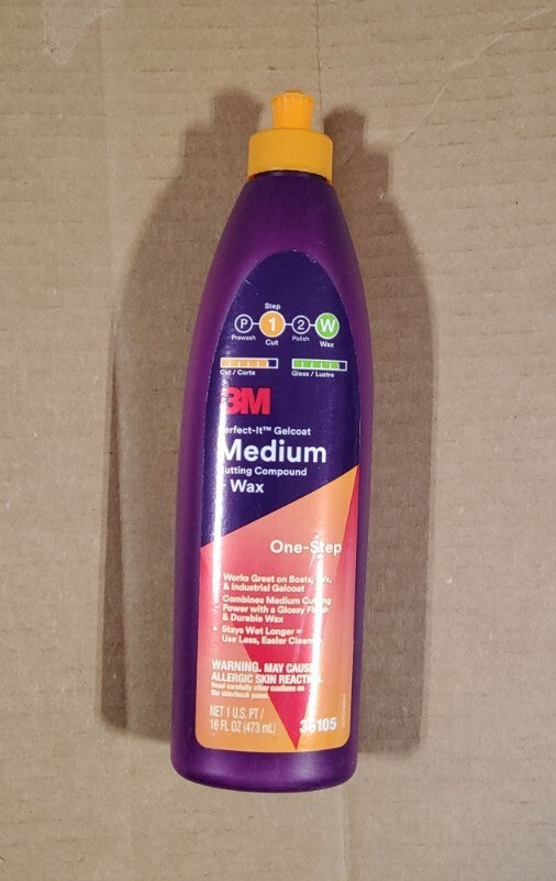 3M Marine Restorer and Wax, 16.9 fl oz