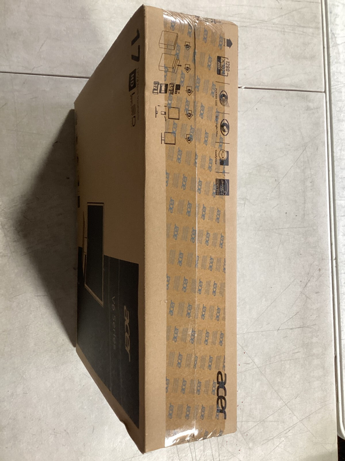 Acer V176L b 17-Inch SXGA LCD Display,Black