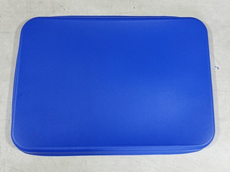 18" Small Sensory Table, Sandbox with Lid, Water Table for Kids, Blue