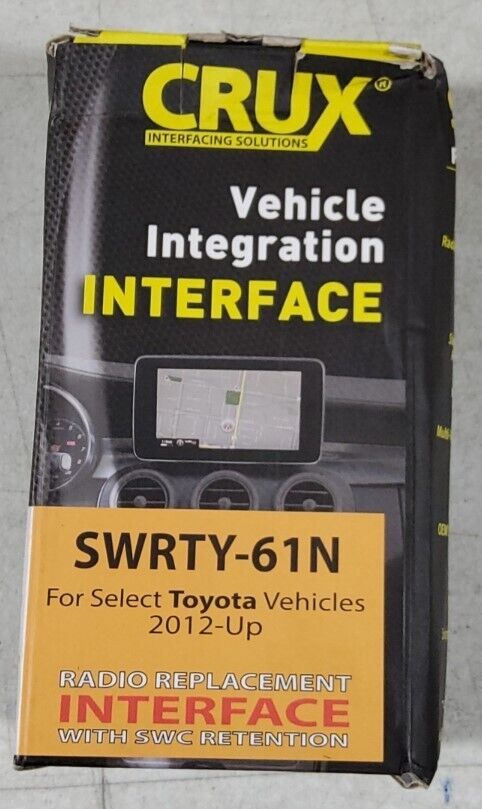 Crux SWRTY61N Radio Replacement W/Swc & Oe Rvc Retention For Toyota Vehicles