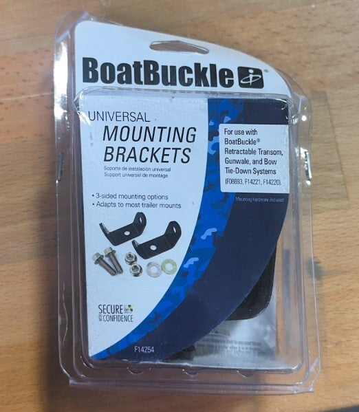 BoatBuckle Universal Mounting Bracket Kit (Black)