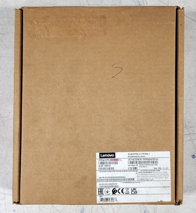 Lenovo SR630 2x Low Profile Riser inkl. Bracket 2x PCIe 3.0 x16 01KP732 01GV