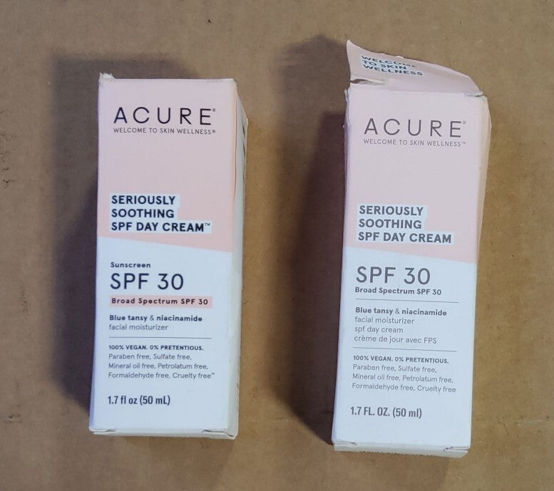 Acure Soothing Broad Spectrum SPF 30 Day Cream 1.7 fl oz
