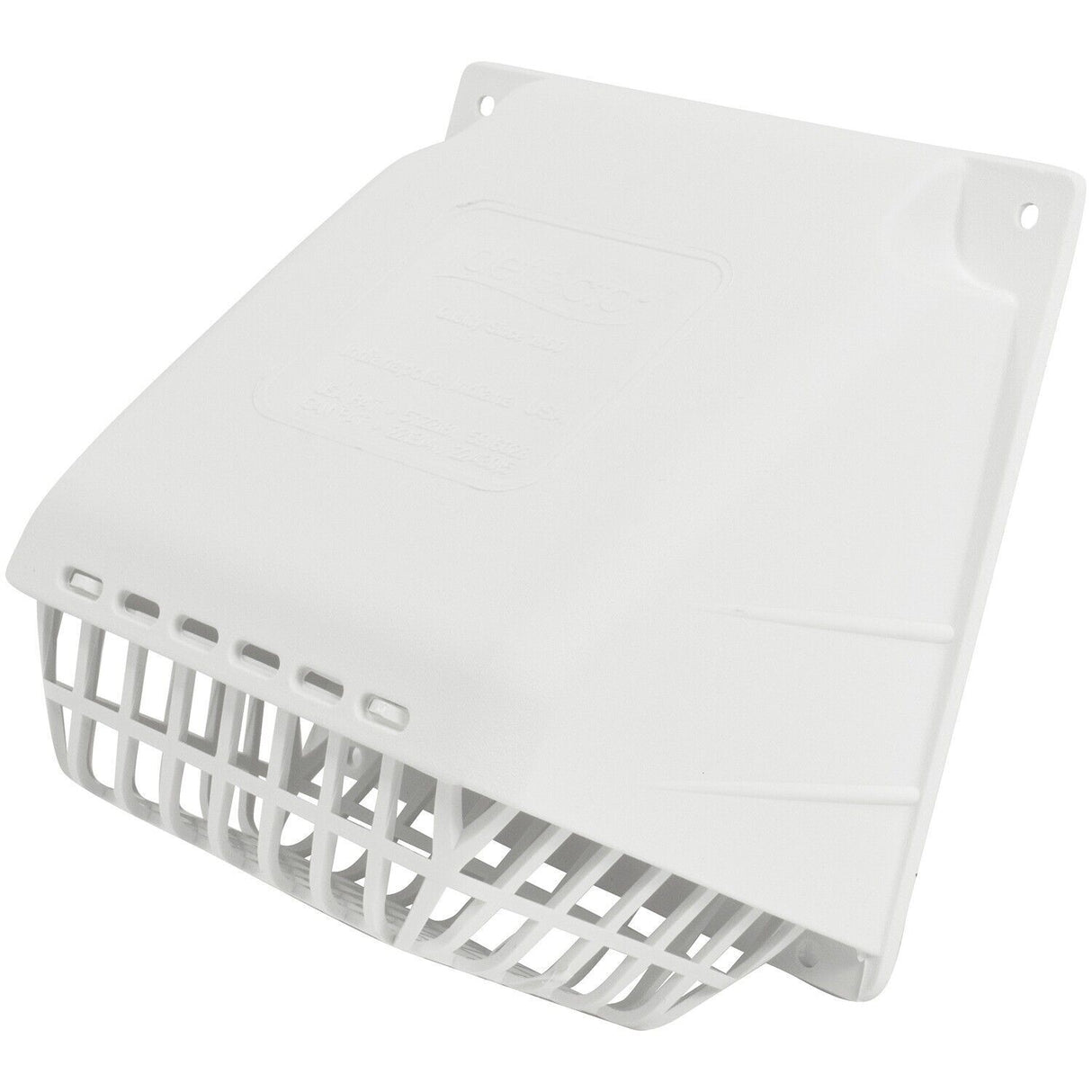 Deflecto Wide Mouth Dryer Vent Hood with Removable Bird Guard