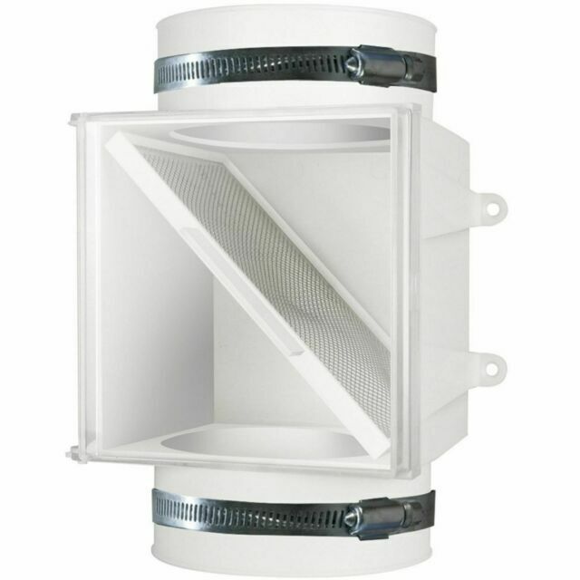 Dundas Jafine PCLT4WZW 4" Dryer Duct Lint Trap, 1-Pack