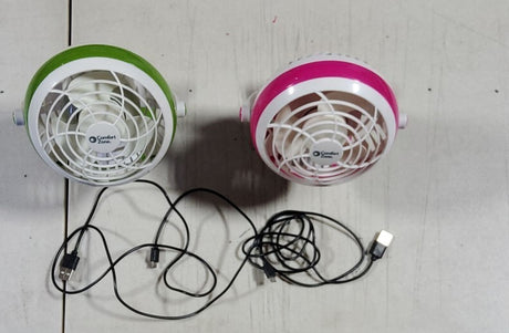 Kelli's Shop 4 USB Desk Clip Fan, One Size, Multicolor