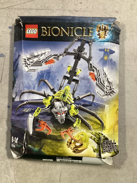LEGO Bionicle 70794 Skull Scorpio 2016 Complete Set With Manual 