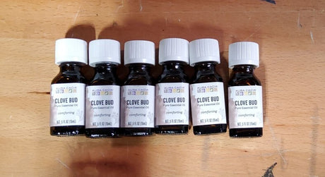 100% Pure Clove Bud Essential Oil | GC/MS Tested for Purity | 6 pack, 15 mL Each