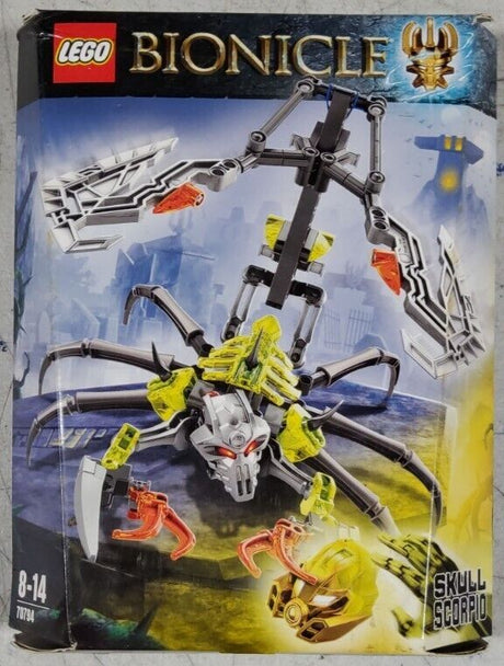 LEGO Bionicle 70794 Skull Scorpio 2016 Complete Set With Manual 
