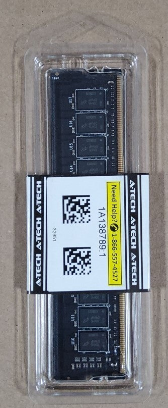 A-Tech	16GB Module DDR4 2666MHz PC4-12300 2Rx8 1.2V Non-ECC DIMM